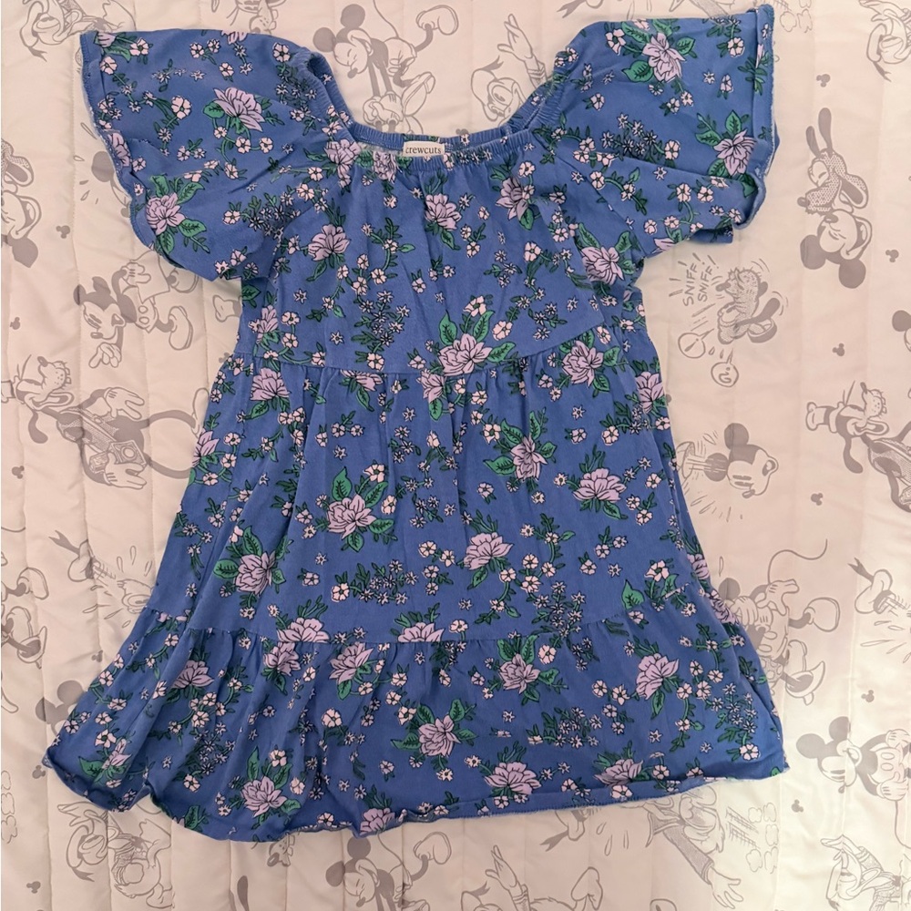 Crewcuts Blue Floral Dress